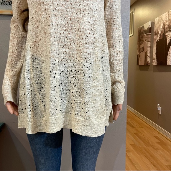 Lightweight cream knit tunic - Picture 3 of 10